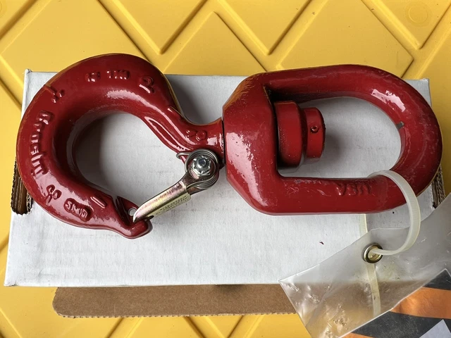 NEW *MADE IN USA* Crosby 2 Ton Swivel Hoist Hook S-3322B 1028609 NEW *MADE IN USA* Crosby 2 Ton Swivel Hoist Hook S-3322B 1028609