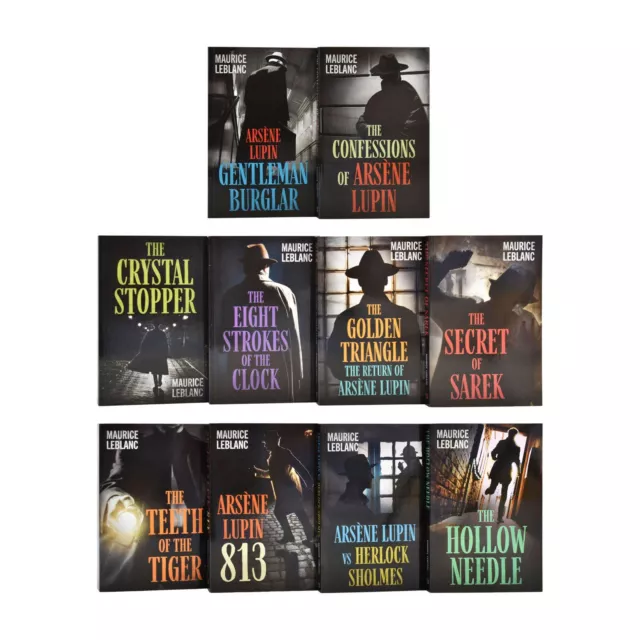 Arsène Lupin 10 Books Collection Box Set- Maurice LeBlanc- Young Adult-Paperback 2