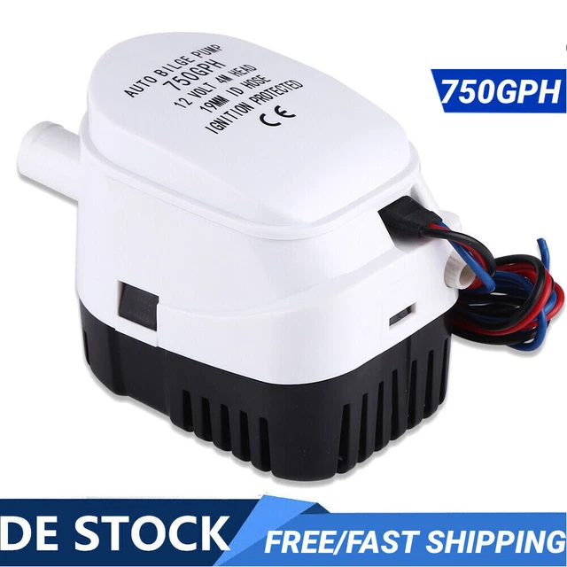 Automatische Bilgenpumpe 12V Mit Schwimmerschalter - Mini Tauchpumpe Für Boot & Aquarium