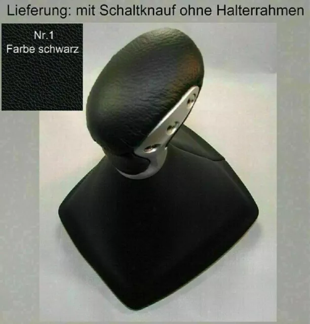 Schaltsack Schaltmanschette ECHTES LEDER Mercedes R171 SLK mit Schaltknauf