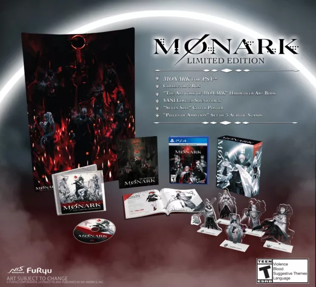 MONARK Limited Edition (RPG; FuRyu, Sony PlayStation 4 PS4, 2022) NEW, IN-HAND!