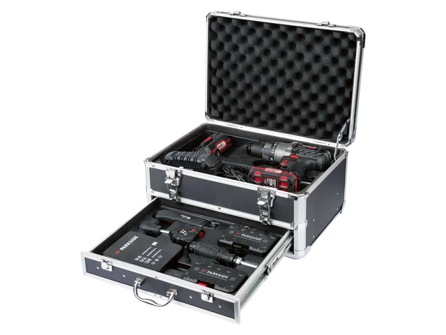 Kit de démarrage perceuse à percussion sans fil PARKSIDE® PERFORMANCE 20V