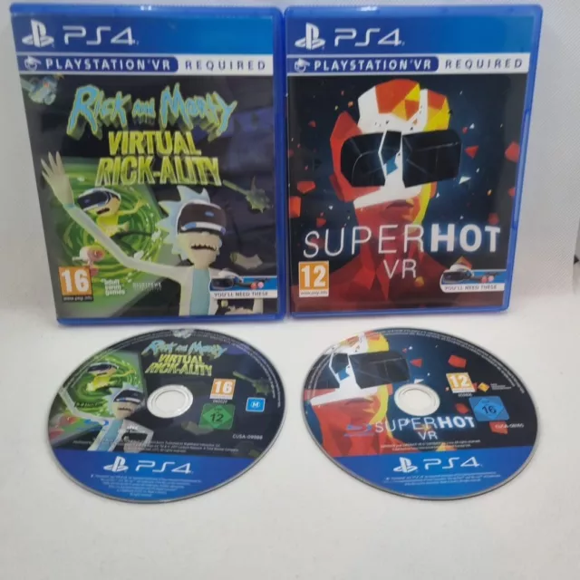 SUPERHOT VR & Rick & Morty Virtual Rick-Ality & Skyrim PS4 Spiele Bundle Restposten!