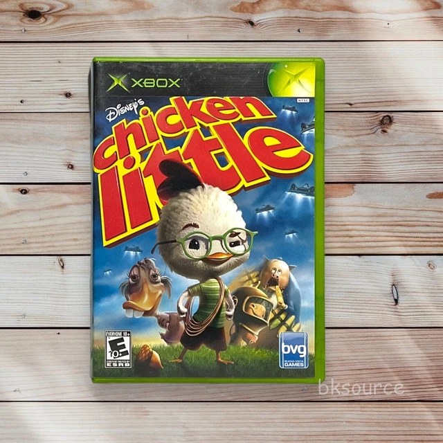 DISNEY'S CHICKEN LITTLE (Xbox 360, 2005) Complete w/ Manual CIB