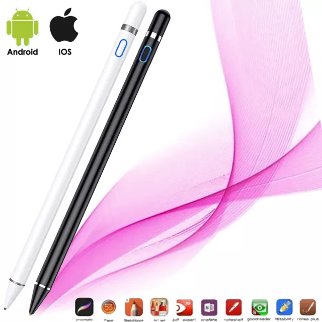 Universal Active Stylus Pen Pencil for Apple iPad iPhone Android Samsung Tablet