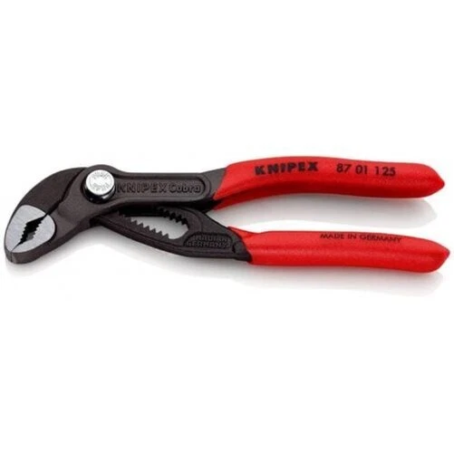 Knipex Cobra 87 01 125 Water Pump Pliers with Anti-Slip Plastic Coated 125mm
