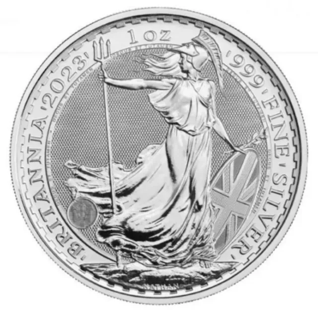 2023 Britannia 1oz .999 Silver Coin With Charles III 1st Portrait