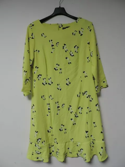 Rochelle Humes For Very Frill Hem Printed Dress Size UK 16 rrp £49 DH002 DD 06