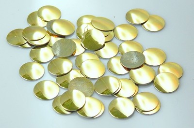 BORCHIA Ovale Piatta 4x8mm 80pz oro opaco satinato Hotfix chicco borchie piatte 