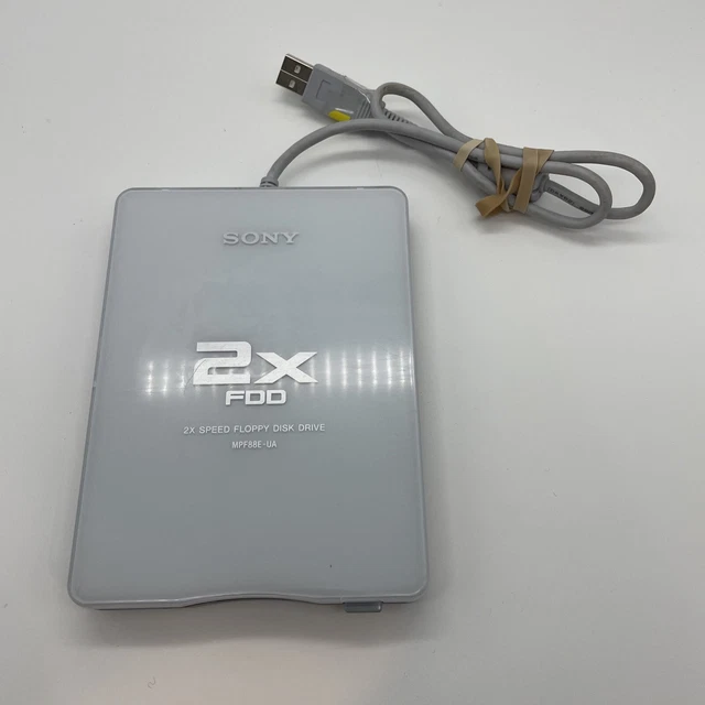 SONY USB FLOPPY Disk Drive 2X Speed FDD Silver Compact (MPF88EUA) White/Silver 24.99 PicClick SONY USB FLOPPY Disk Drive 2X Speed FDD Silver Compact (MPF88EUA) White/Silver 24.99 PicClick