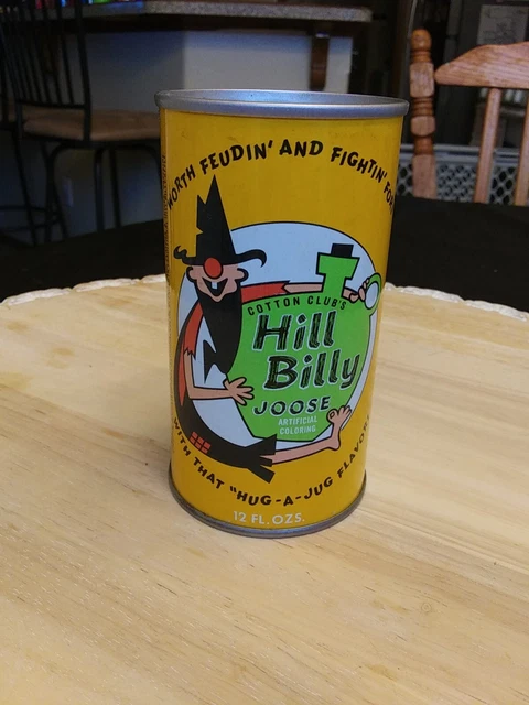 NICE 1974 Hill Billy Joose Straight Steel Soda Can