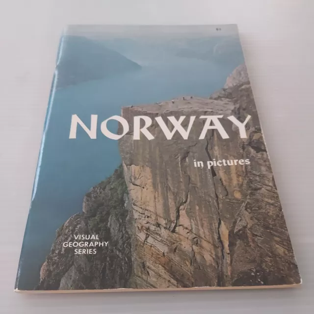 1967, Norway In Pictures, Visual Geography Series, Paperback Booklet