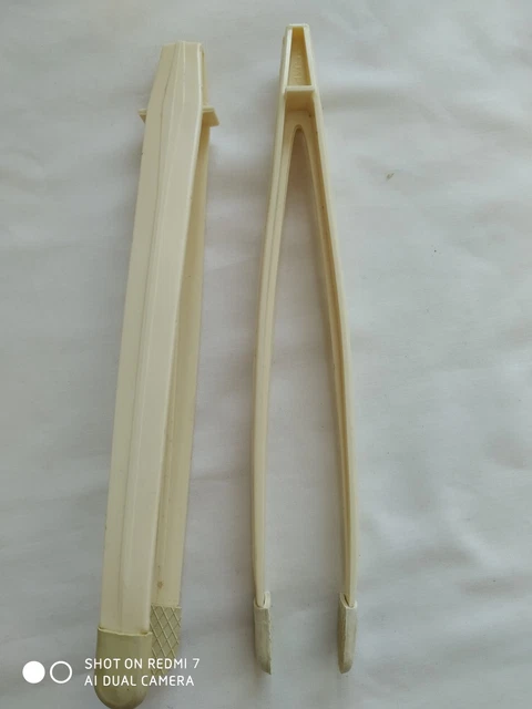 2x Vintage Pinzas para fotografía de cuarto oscuro, hecho en Japón