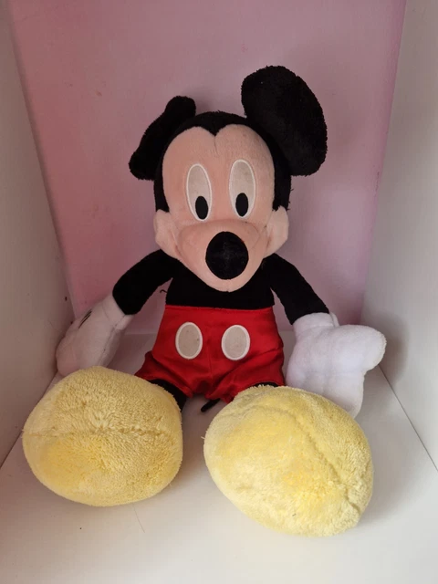 disney-mickey-mouse-plush-soft-toy-collectable-teddy-15-inch-retro