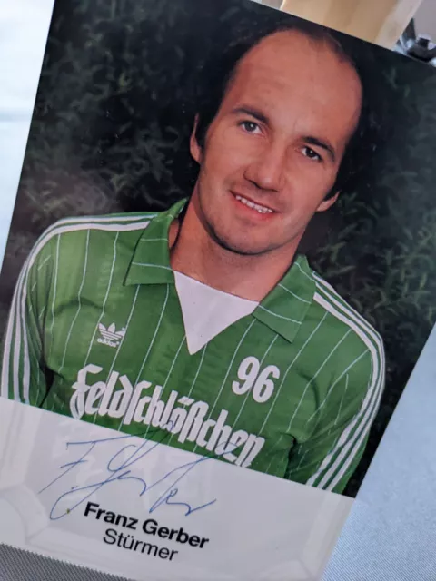 Franz Gerber - alte Hannover 96 Klein AK - signiert RAR Ex 1860, WSV, St. Pauli