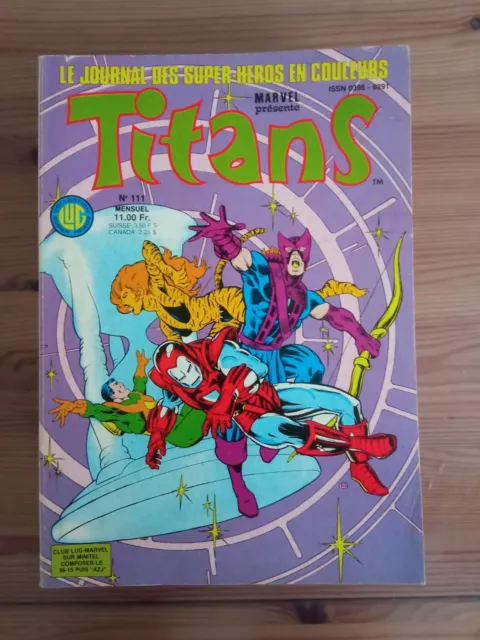 TITANS n° 111 - BD LUG comics - TBE...RAS