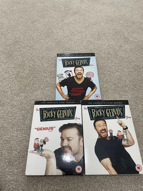 THE RICKY GERVAIS Show: Complete: Series 1 - 3. 6 Discs. 2011-13. Dvd £