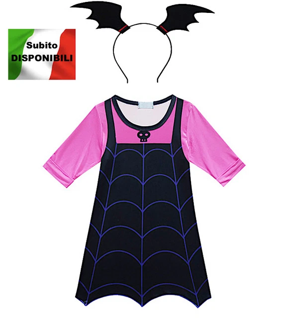 SIMIL VAMPIRINA VESTITO Carnevale Bambina Cosplay Costume Little