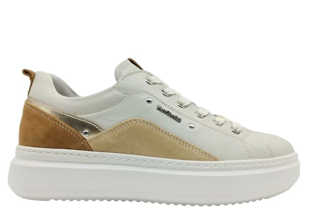 Chaussures Femme Nero Giardini E306553D Baskets Platform Casual Basses Cuir Gris