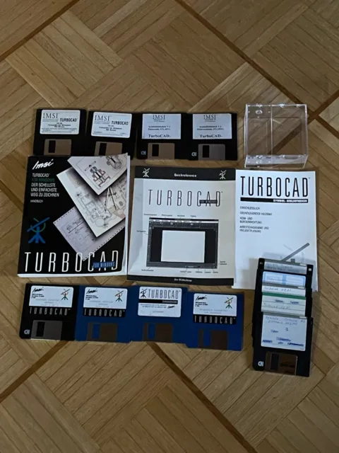 2 x TurboCad für Windows mit 13 Disketten, 3,5"