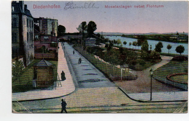 THIONVILLE - Moselle - CPA 57 - Promenades bords de Moselle