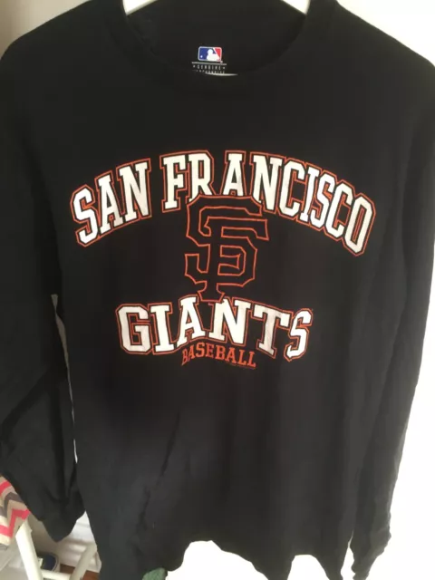 Authentic Baseball MLB San Fransisco Giants Long Sleeve Mens Tee Size M T-shirt