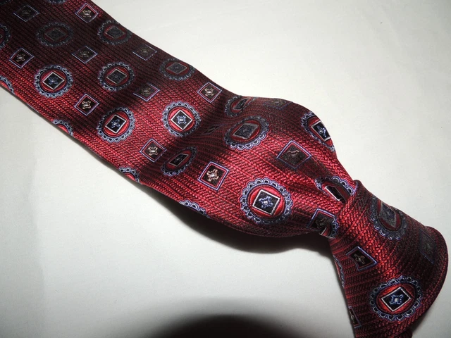 NWOT 85.00 J. Z. Richards men's woven 100% silk necktie TIE 59X3.3/8