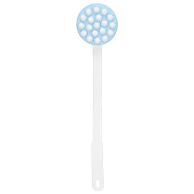 Aplicador de loción herramienta de masaje para baño de patas traseras con mango largo K7H9