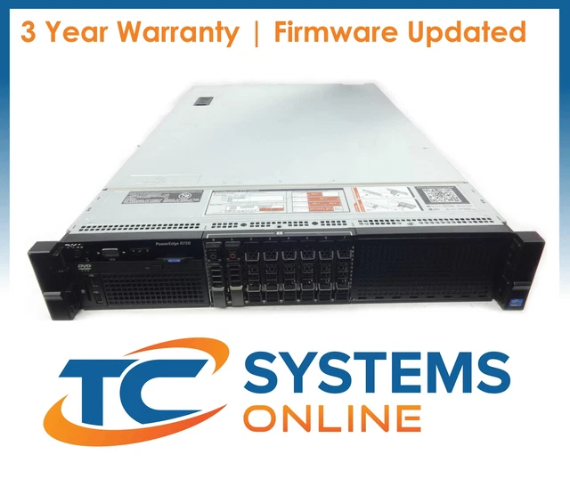 Dell Poweredge R720 2x E5-2640v2 2.0GHZ=16Core 32GB 2x800GB SSD SAS H710P