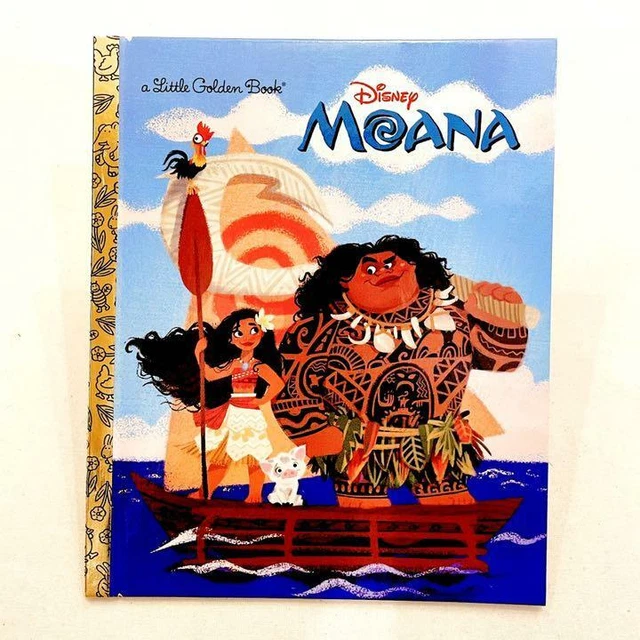 DISNEY PRINCESS ENGLISH Picture Book Golden Books Moana And The disney-princess-english-picture-book-golden-books-moana-and-the