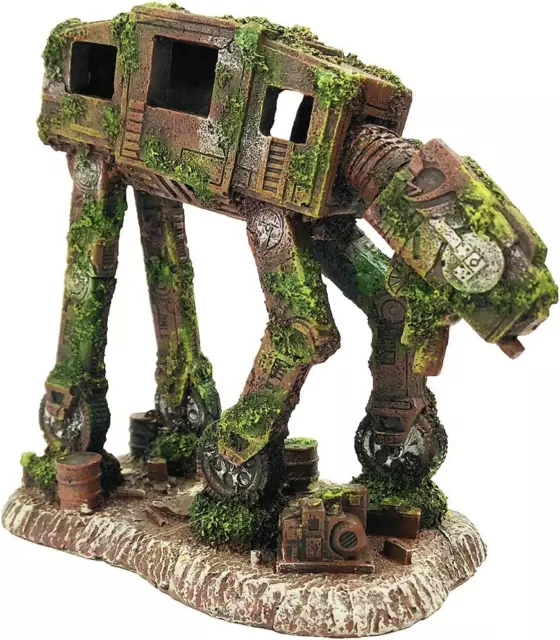 Acquario At-At Imperial Walker All Terrain Armored Transport Decorations - Fish