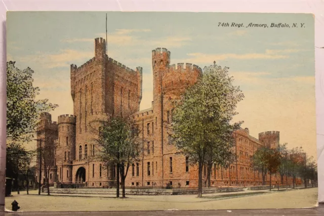 New York NY Buffalo 74th Regiment Armory Postcard Old Vintage Card View Standard