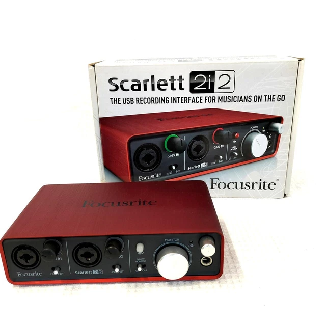 Focusrite Scarlett2I2 3Rd Gén. Audio Interface