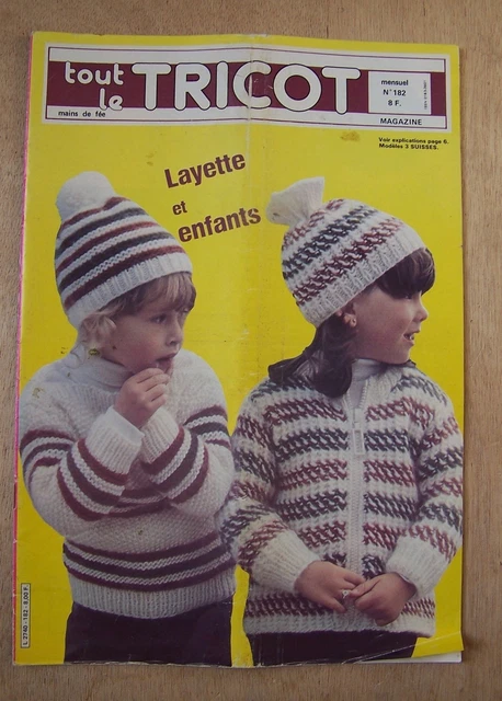Catalogue Ancien De Laine “Tout Le Tricot” N°173 – 1981, Occasion