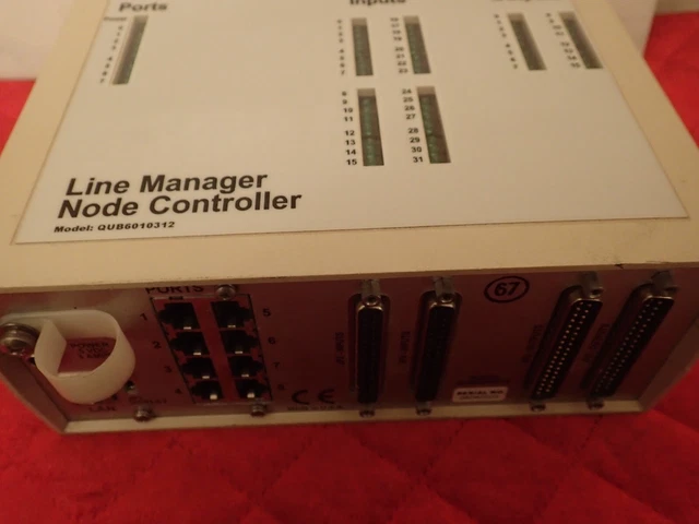 PANASONIC LINE MANAGER Node Controller Model: QUB6010312 $164.46 ...