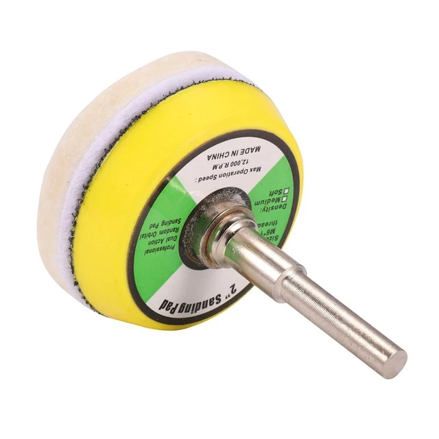 11 piezas almohadilla de pulido de fieltro de lana de 50 mm con rueda de pulido pulido pulido de mandril