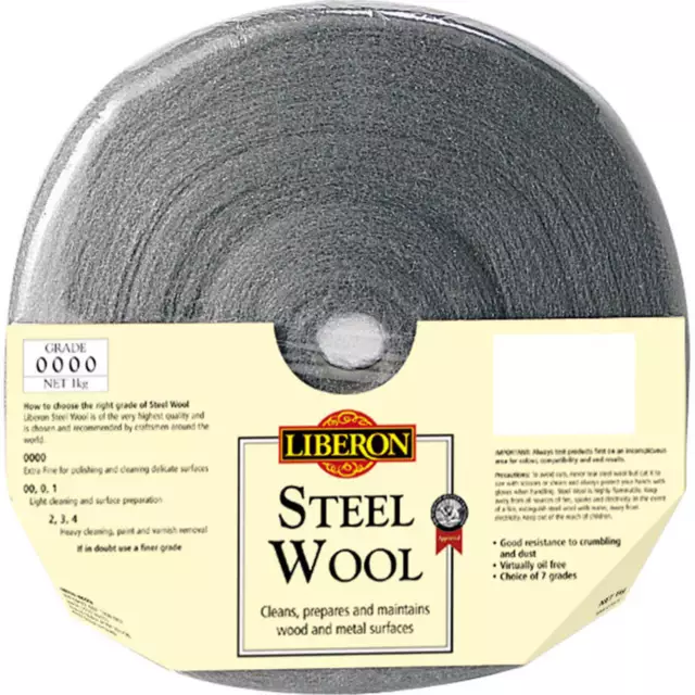 Liberon Steel Wire Wool 0 Fine 100g