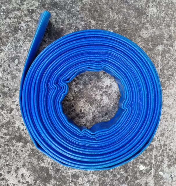 Lay flat hose 40mm (1.5 Inch) x 17 metres long