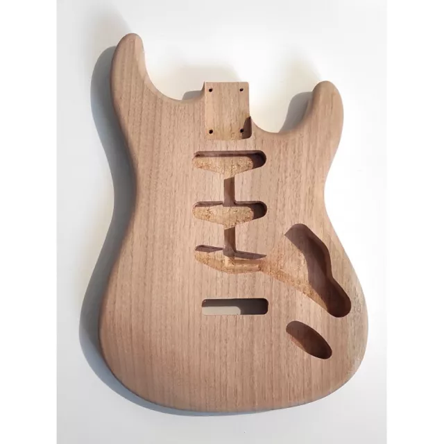 Corps leger en acajou 1 pièce Style Stratocaster - de 1,7 kg Unfinished