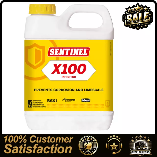 Sentinel X100 Central Heating Inhibitor & Protector 1Ltr