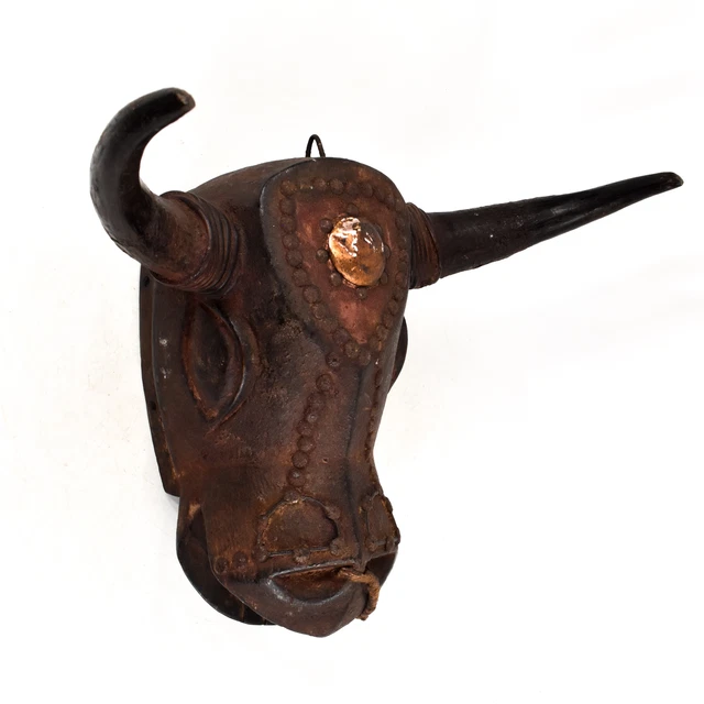 Bobo Figural Mask Bull With Horns Burkina Faso