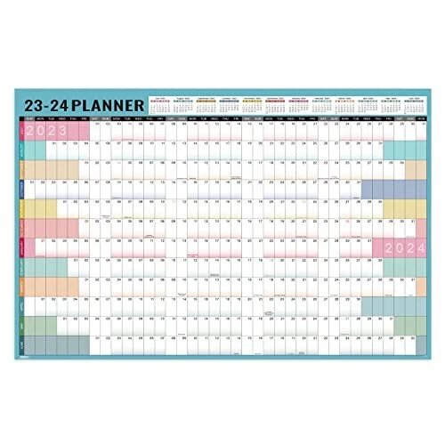 2023 2024 yearly wall calendar july 2023 june 2024 yearly wall calendar 24 27 picclick