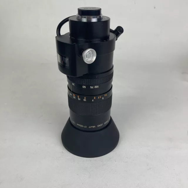 Canon TV Zoom Lens 17-102mm V6x17 - 1:2.0 - Clean - Made in Japan w/ Hood