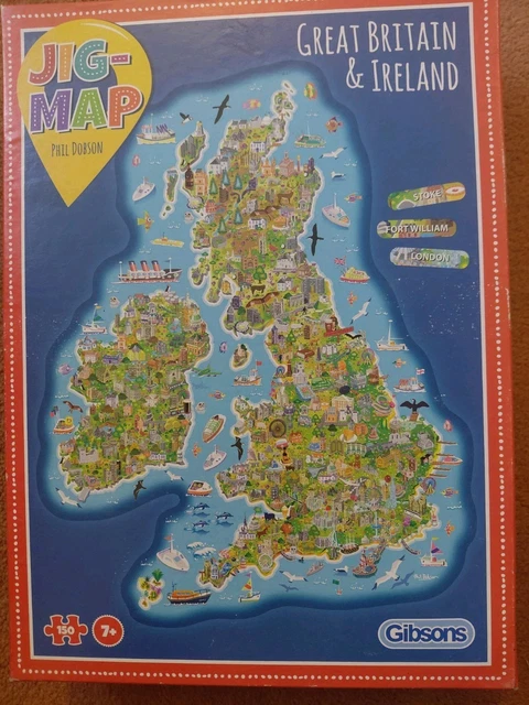 Gibsons Jigmap World – Le Jeux Boutique