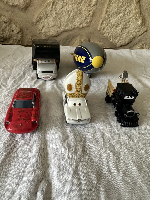 Lot 5 Voitures Cars Disney Pixar Rare/Spéciale Métal