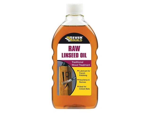Everbuild - Huile de lin brute 500 ml