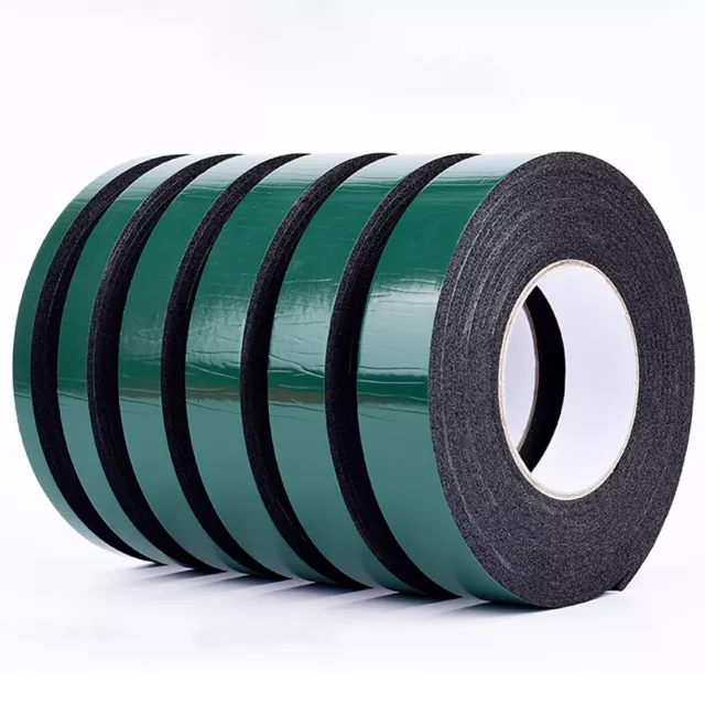 Black Double Sided Foam Automotive Permanent Car Body Trim Self Adhesive Tape