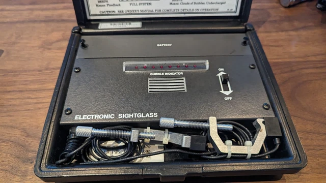 TIF 4000A Electronic sightglass with visual bubble indicator