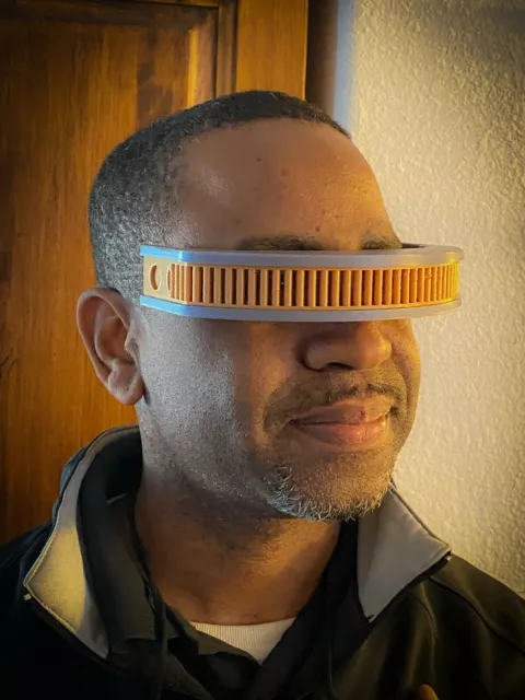 Star Trek Next Generation TNG Geordi La Forge Visor Costume Prop Cos Play