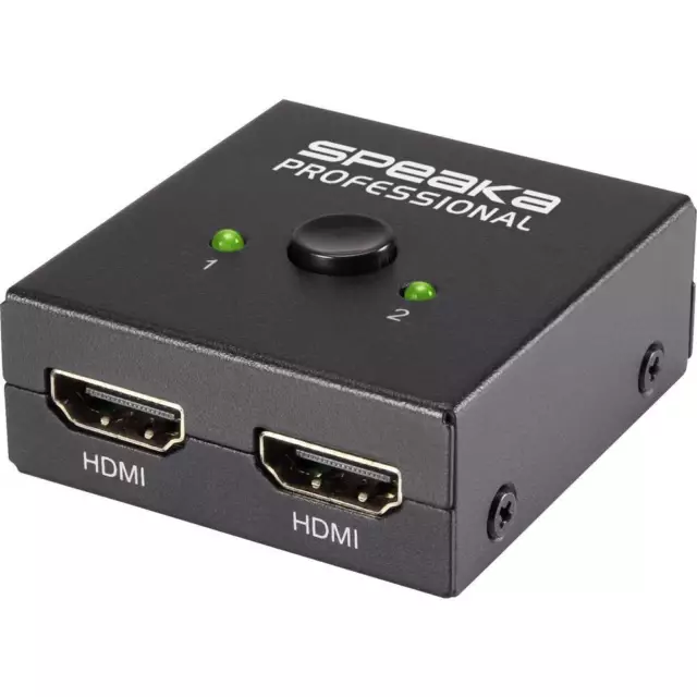 Switch HDMI SpeaKa Professional SP-7141056 2 ports utilisable dans les deux